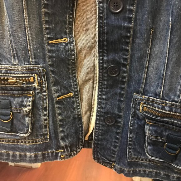 CUTE LADIES OLD NAVY JEAN JACKET - Picture 3 of 5